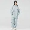 Laarzen mode, man vrouw sneeuwslijtage, waterdicht skischakset, snowboardkleding, buitenkostuums, winterjassen en slabbetjes broek