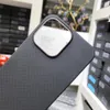 Manyetik Aramid IPhone 15 Pro MAX 15 Pro Mag Güvenli Kapak İçin Gerçek Karbon Fiber İnce Kılıf