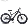 バイクライド -  US US UK 4.0ファットタイヤ26インチのectric Snow bicyc Mountain ebikes 750wブラシモータークルーザーバイコールメンエクトリックビシクL240319