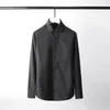 Men's Casual Shirts Minglu Embroidery Collar Mens Plus Size 4xl Solid Color Long Sleeve Dress Camisa Masculina Man