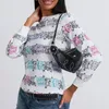 Kvinnors T -skjortor Fashion Slim Long Sleeve Tops Hilarious Printed Round Neck Grunge Shirt för vår sommaren