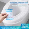 Toilet Seat Covers 1-5PCS Disposable Cushion Travel Portable Sticker Paper Non-Woven Waterproof Universal Cover #2582