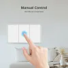 Control Zemismart Tuya Zigbee US Interruptor de luz de pared No Neutral Interruptor Smart Life App temporizador Alexa Google Home Control de voz