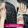 Onda profunda sem cola peruca de cabelo humano pronto para usar e ir pré-selecionado para mulheres pré-cortado 13x4 hd frontal encaracolado perucas dianteiras do laço à venda