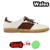 Wales Bonner Casual Shoes Leopard Cream White Core Black Classic Luxury Flats Sneakers 2024 Mens Womens Designer Trainers Tennis Walk Shoe