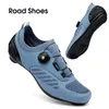 Sapatos de ciclismo profissional homem estrada respirável mulher mtb bicicleta corrida velocidade tênis mountain bike calçado para