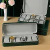 Fall 2/6/8/10/12 Slot Green Inside Grey Watch Pillow Storage Bag Watch Zipper Storage Box Watch Bag Portable Home Watch Organizer