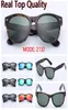 선글라스 새로운 2132 최고 품질의 UV400 실제 유리 렌즈 태양 안경 Des Lunettes de Soleil 가죽 케이스 소매 패키지 Every9326848