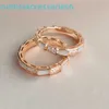 2024 Sieraden Ontwerper Merk Band Ringen Bone Ring voor Vrouwen 18k Plating v Goud Smalle Brede Plaat Wit Beimu Rode Jade Merg Malachiet Slang Paar