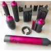 Curling lrons Step Hair Dryer VolumizerRotating dryer Curler Comb Brush Dryers For wholesale