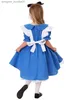 Cosplay Anime Costumes fête pour enfants Lolita femme de chambre habillage jeu de rôle fantaisie carnaval GirlC24320