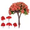 Fleurs décoratives Modèle de saule la verdure de palmier arbre décorer mini arbres micro paysage jardin décorateations simulation jouet salle