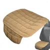 Assento de carro cobre almofada conforto protetor impermeável inverno para cadeira almofada quente com fundo antiderrapante