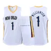 Pelicans Zion Williams Soccer Jersey Ingram Basketball Suit Mens and Womens Adult Kids Printed Team