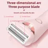 Painless Hair Removal Epilator USB Rechargeable Trimmer Women Body Razor Face Leg Armpit Bikini Hand Pubic Shaver Hair Remover 240315