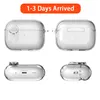 Skicka från USA Stock för AirPods Pro 2 2nd Generation Gen Airpod 3 PRO MAX Hörlurtillbehör Solid TPU Silicone Protective Earphone Cover Wireless Charging Case