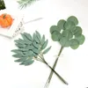 Fleurs décoratives feuilles de plantes artificielles simulées feuille d'eucalyptus pour décor de fête à la maison bricolage fausses plantes de Simulation de fée verte