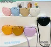 Spring and Summer New European and American Fashion Classics Logo Heart-Shaped Old Package Floral Handbag Shoulder Bag Trend