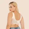 Bras Blukle Top Kobietowe przednie zamykanie bezprzewodowe pełne koronki w dużych rozmiarach Bralette XL xxl xxxl Brasier Mujer Tops