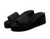 Hausschuhe Damen einseitig Flip-Flops Sommer dicke Sohle Sandalen Oberbekleidung lässig Strand GAI Flip-Flo Plattform schwarz bunt EVA Gladiator weich dick Regenbogen 36-41