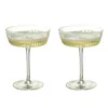 2st Elysia Champagne Cups Goblet Cocktail Glasses Martini Glass Set av 2 240307