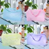 Bolsas de almacenamiento 1 unid bolsa transparente viaje organizador cosmético práctico llevar baño impermeable cremallera lavado