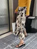Jupes Tie Dye Jupe Longue Y2k Femme Vêtements Printemps Été 2024 Style Coréen Mode Vintage Élégant Taille Haute Lolita Tulle Crayon
