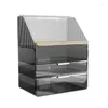 Storage Boxes Transparent Desk Makeup Organizer Skincare Box Large Capacity Cosmetic Jewelry Drawer With Lid Bathroom Dressing