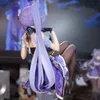 Anime manga 22 cm genshin påverkan keqing pvc anime action vuxen sexig hentai figur modell leksak gåva 240413