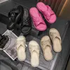 Slippers Summer Fashion Crossover Design Non-Slip Platform Slides Comfort Seabeach Sandals Women Shoes Ladies Home Flip Flops H240509