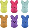 Cuscino 6 pezzi 15 cm Peep Doll Kawaii animale farcito giocattolo desktop divano arredamento comfort giocattoli per bambini Pasqua