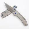 Oferta specjalna CK 748 Wysokiej jakości kieszonkową nóż D2 Kamienne pranie z kroplą punkt Blade CNC Lotnictwo aluminium Aluminium Outdoor Survival EDC z pudełkiem detalicznym