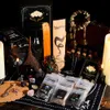 SHYSHINY Виккан и защита инструментов, 127 упаковок колдовских принадлежностей Ведьмин подарок для начинающих, сушеные травы, кристаллы, свечи, стартовый набор ведьм