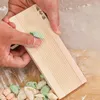 Outils de cuisson gnocchis palette de beurre à palette de beurre en bois strip-teaseuse en bois et cartes de macaroni spaghetti