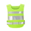 Motorcycle Apparel Reflective Vest High Visibility Walking Construction Protector Biking Running Work With Strips Sleeveless Mesh Cloth
