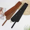 Belts Womens Ultra-Wide Waist Belt Korean Style Durable Trendy Elastic Belt Adjustable Waist Girdle