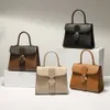 Designer Bag Tote Bag Designer New Brillant Color Block Box Leather Horseshoe Buckle Crossbody Bag for Women's Handbags