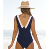 Maillot de bain une pièce à volants, Sexy, décolleté en v profond, Monokini, imprimé fleurs, Push Up, body, vêtements de plage, pour femmes, 2024