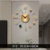 Duvar Saatleri Estetik Tasarım Led Sessiz Minimalist Moda Saati Dijital İç Reloj De Pared Dekor