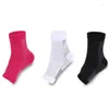 Chaussettes pour hommes 2pcs pied anti-fatigue cheville chaussette soutien soulagement douleur compression pour hommes femmes sport course manches