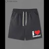 Men's Shorts I love Mimi! Printed Men Summer Comfort Shorts with Drawstring Casual Loose Clothing Mens Gifts Outdoor Daily Casual Homewear Y240320