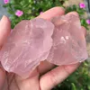Dekorativa figurer 148g 2st Natural Pink Rose Quartz Crystal Rough Gemstone Prov