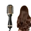 Borstar hårtork och rätborste 3 i 1 Electric Hot Air Brush Women Heating Comb Professional Hair Rändsborste