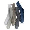 Chaussettes femme 5 paires laine chaude pour tricot épais équipe thermique hiver