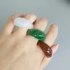 20/36/50Pcs/Lot Vintage Transparent Colorful Acrylic Resin Rings Set Korea Fashion Geometric Aesthetic Jewelry Accessories 240312