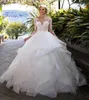 Arrival Long Sleeve Mermaid Wedding Dresses VNeck Backless Applique and Beading Sweep Train Mermaid Bridal Dress Gowns6780550