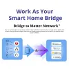 Contrôlez Sonoff Ihost Smart Home Hub Intégrez Apple Home NodeRED Matter WiFi Zigbee Gateway Compatible avec les appareils WiFi LAN API ouverte