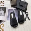 2024 verão chinelos interiores casa xadrez plataforma acolchoada salto plano antiderrapante designer de luxo sandália casual senhoras sapatos zapatos mujer férias praia slide dois c fivela