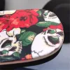 Flops Twoheartsgirl Bunte Blumenzuckerschädeldruck Flip Flops für Frauen klassische Sommer -Sommer -Strand -Slipper Damen flache Fliplops