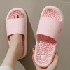 Chinelos A1642ZXWSlippers Interior Banheiro Chuveiro Massagem Casal Moda Simples e Antiderrapante Sandálias Masculinas